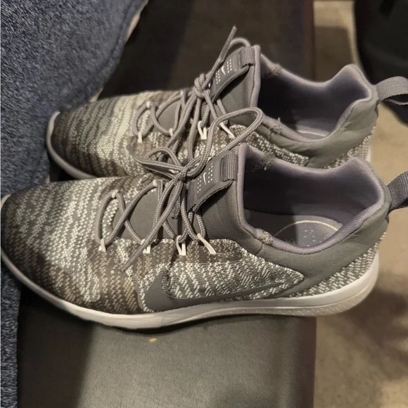 Womens Gray Athletic Shoes - Picture 2 of 3